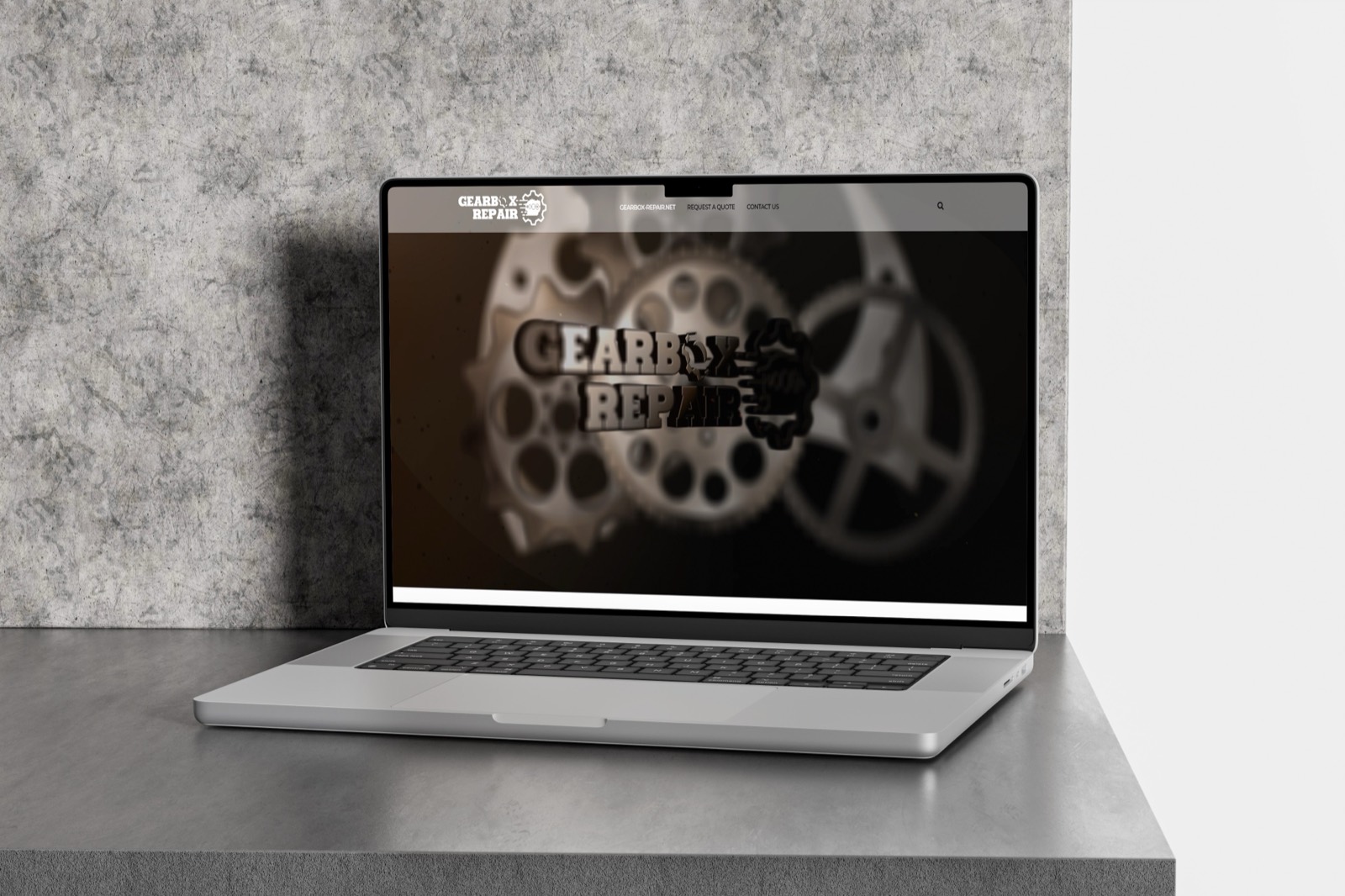 Gearbox-Repair.Net website mockup