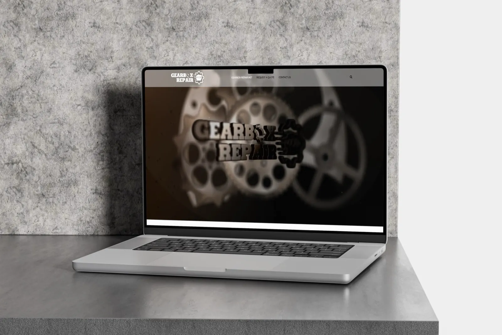 Gearbox-Repair.Net website mockup