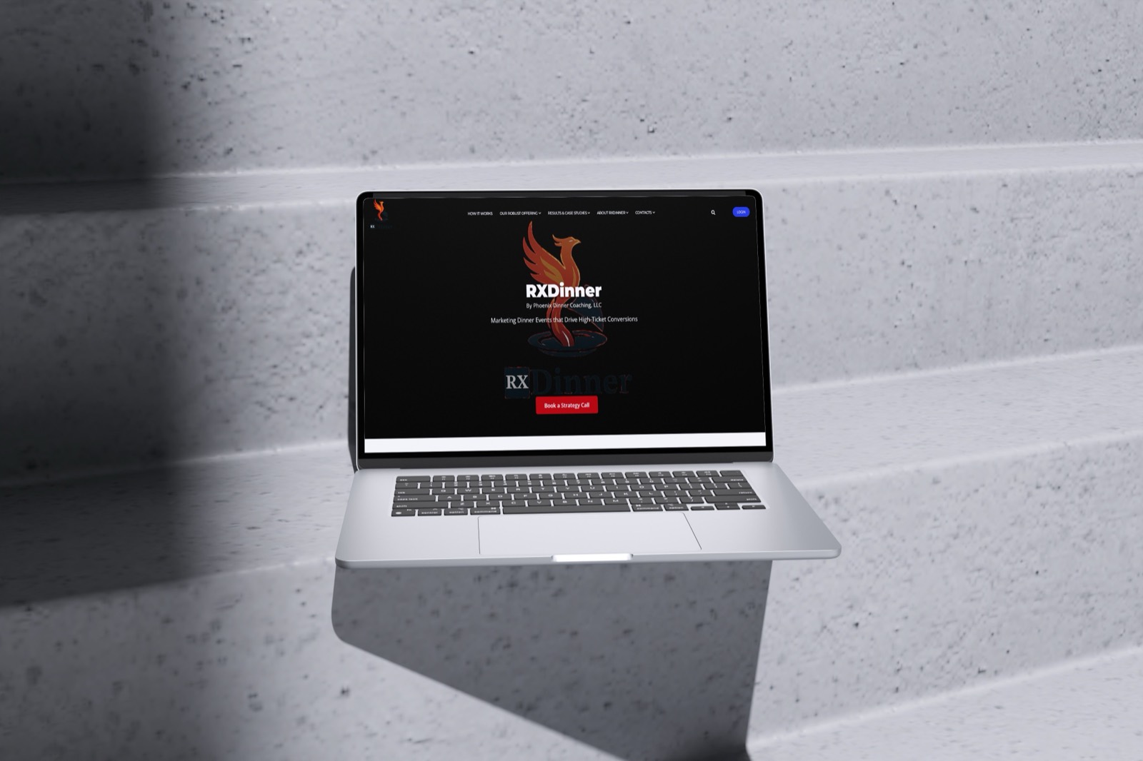 RXDinner website mockup